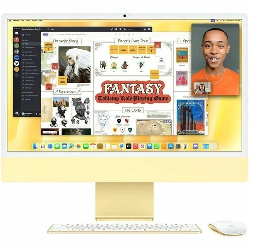 Apple iMac M4 10-Core 24/512GB Yellow Z1K2 - Image 3