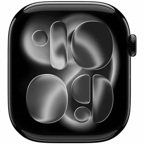 Apple Watch 11 Jet Black 42mm aluminium case (S/M) with Black Sport Band MEQT4 - Image 3