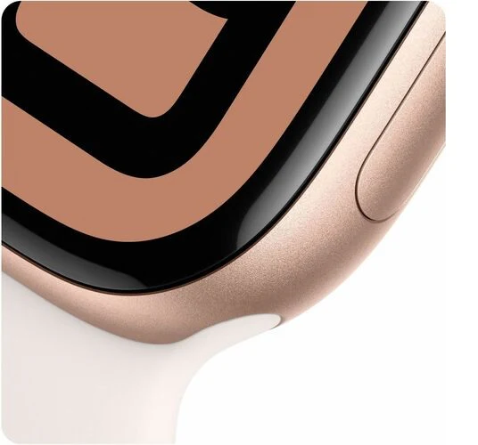 Apple Watch 11 Rose Gold 42mm aluminium case (M/L) with Light Blush Sport Band - Image 3