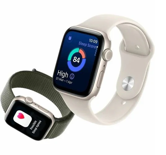 Apple Watch SE3 Starlight Case & Sport Band (M/L) 44mm MEHJ4 - Image 3