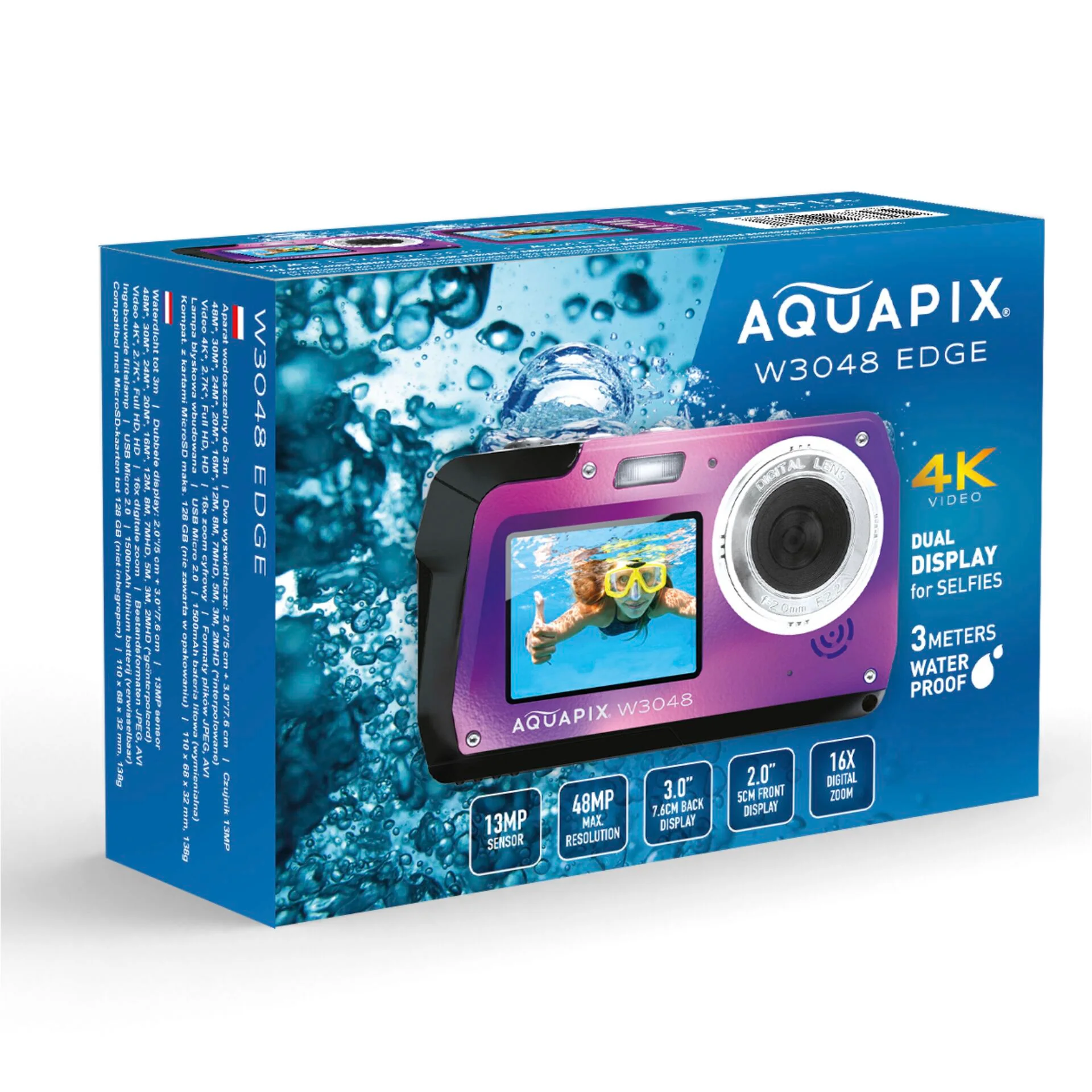 Easypix Aquapix W3048 Edge Violet - Image 4