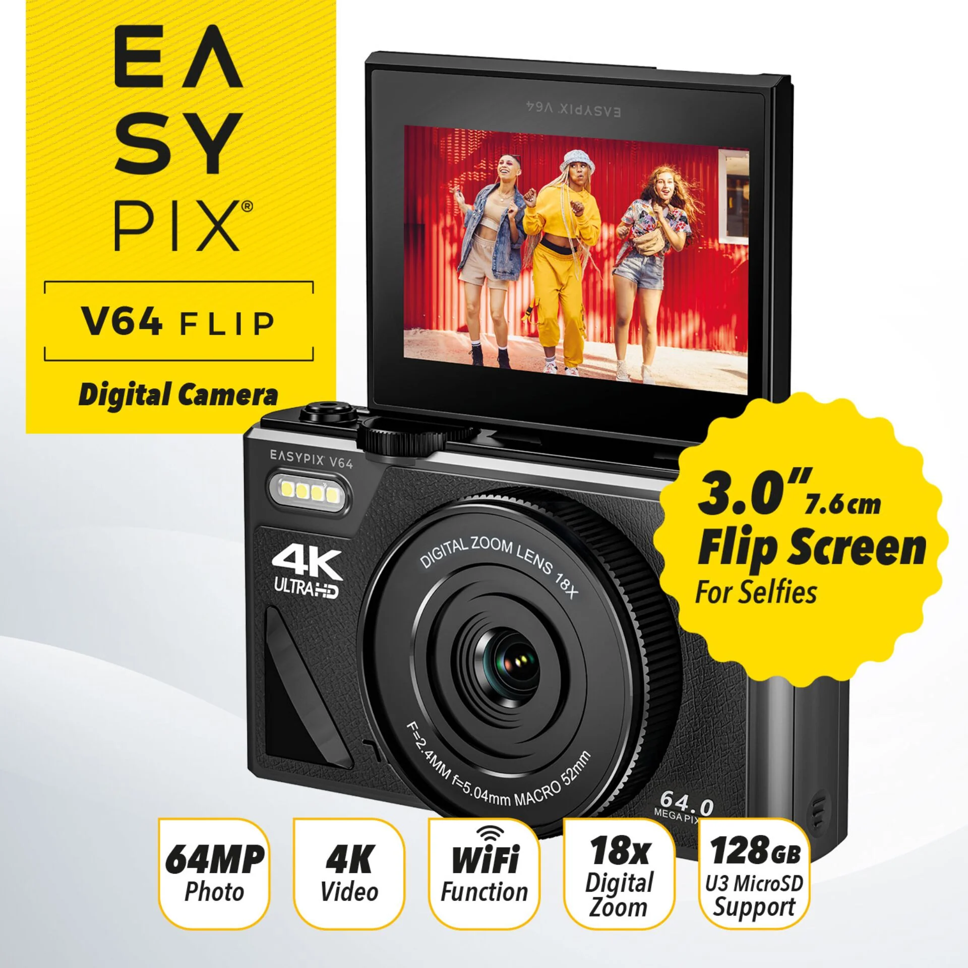 Easypix V64 Flip Camera - Image 6