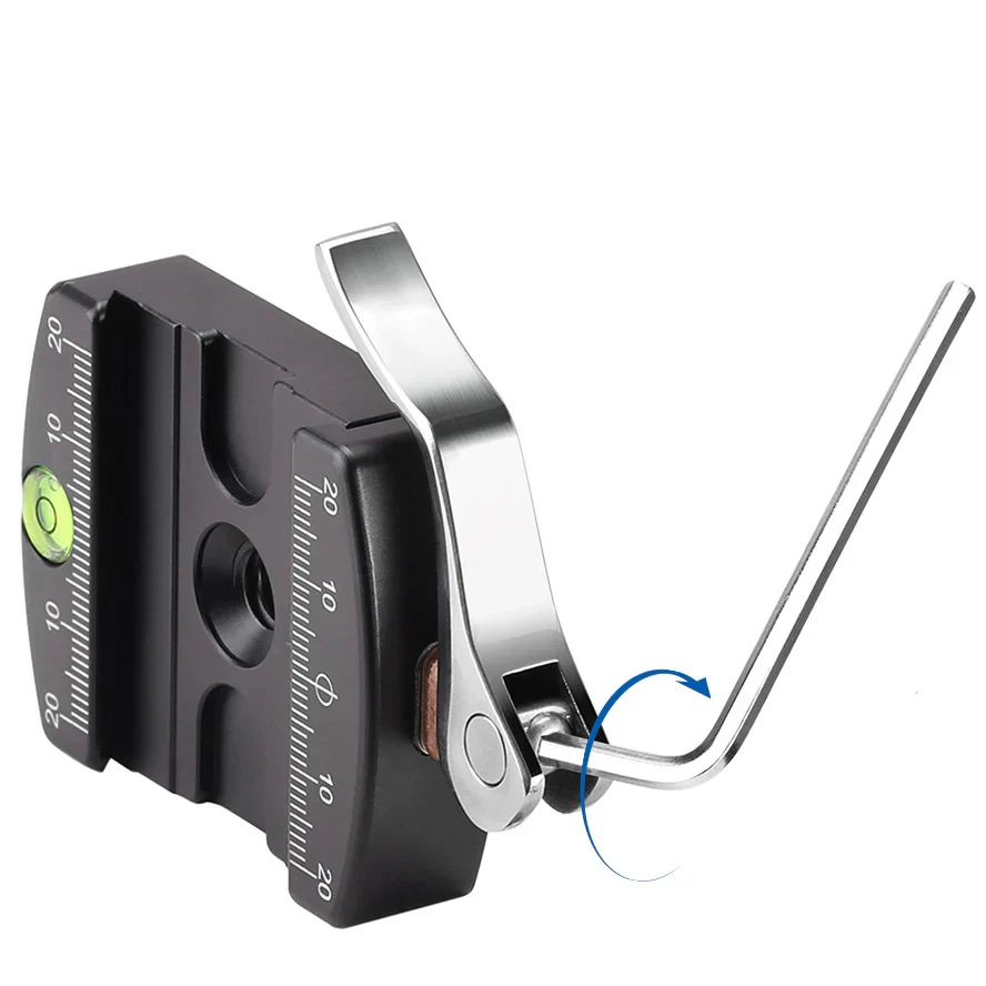 Leofoto LH Series LH-36LR 36mm low profile ball head with NP-50 Quick Release Plate - Image 4
