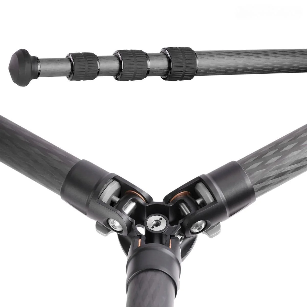 Leofoto Ranger LS-254C Carbon Fiber Tripod with LH-30 Low Profile Ballhead & Separate Center Column - Image 4