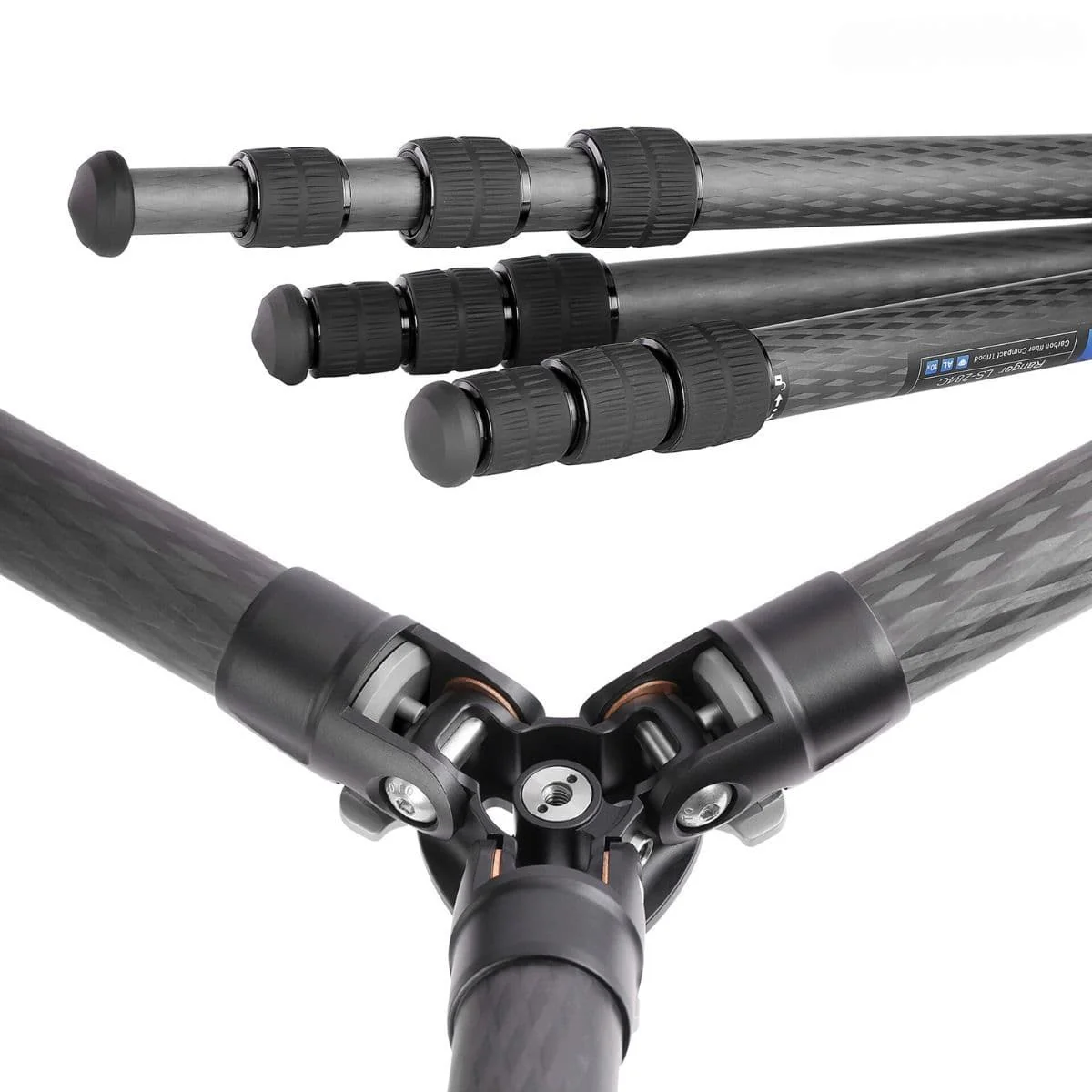Leofoto Ranger LS-284C Carbon Fiber Tripod with LH-30 Low Profile Ballhead & Separate Center Column - Image 3