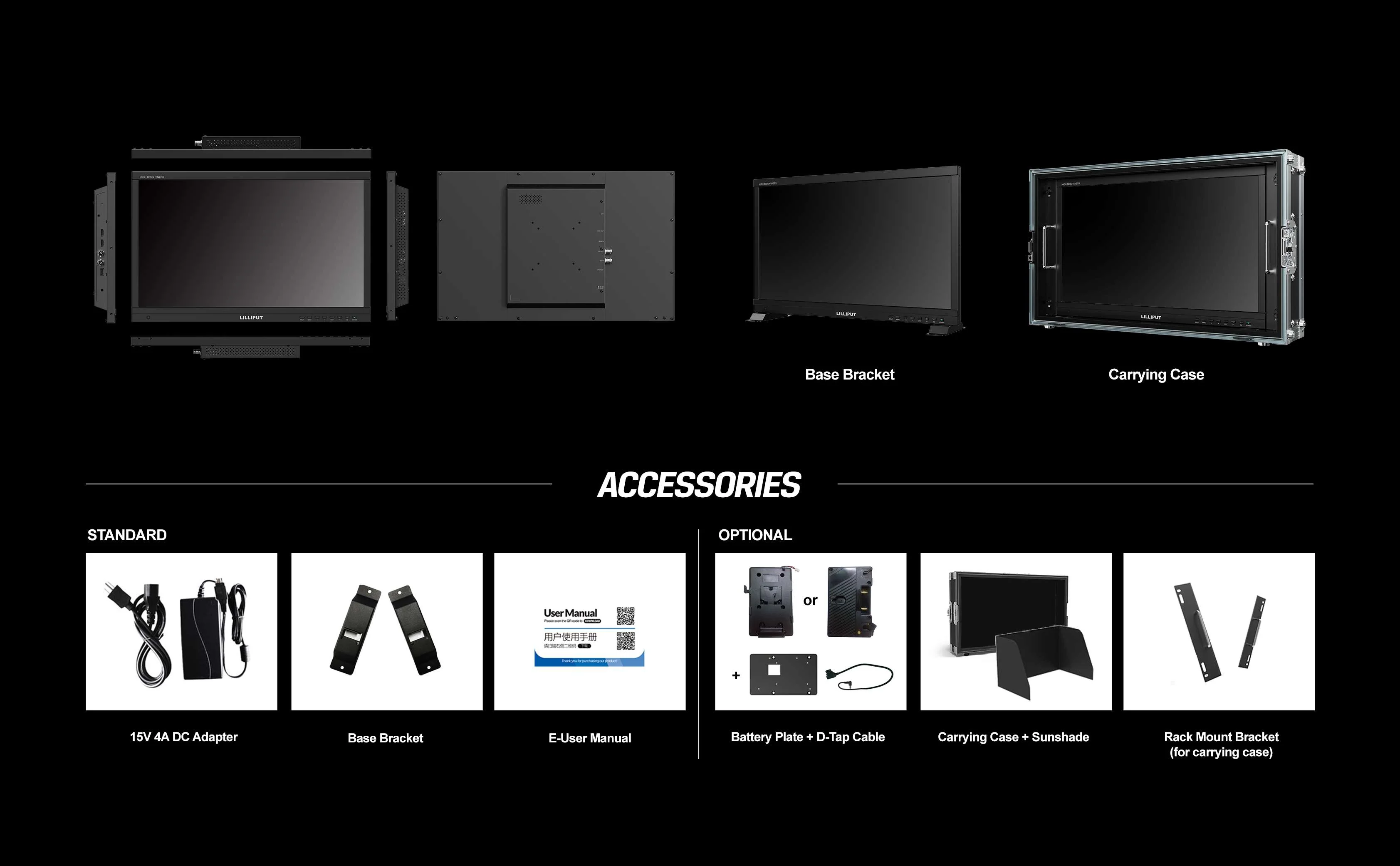 Lilliput PVM220S-H - 21.5" High Brightness Broadcast Monitor - Image 6