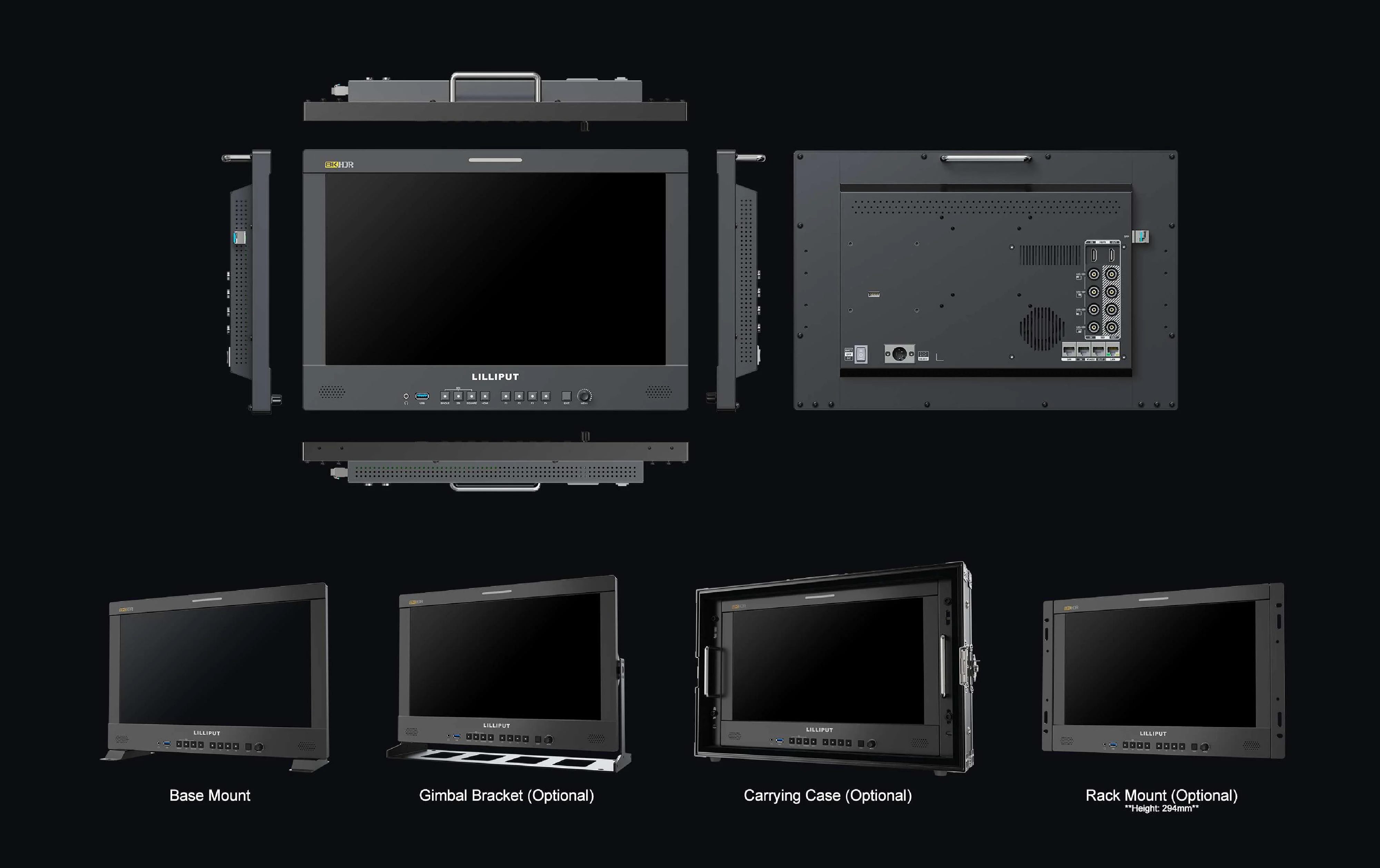 Lilliput Q23-8K - 23.8" 8K 12G-SDI Production Monitor - Image 6