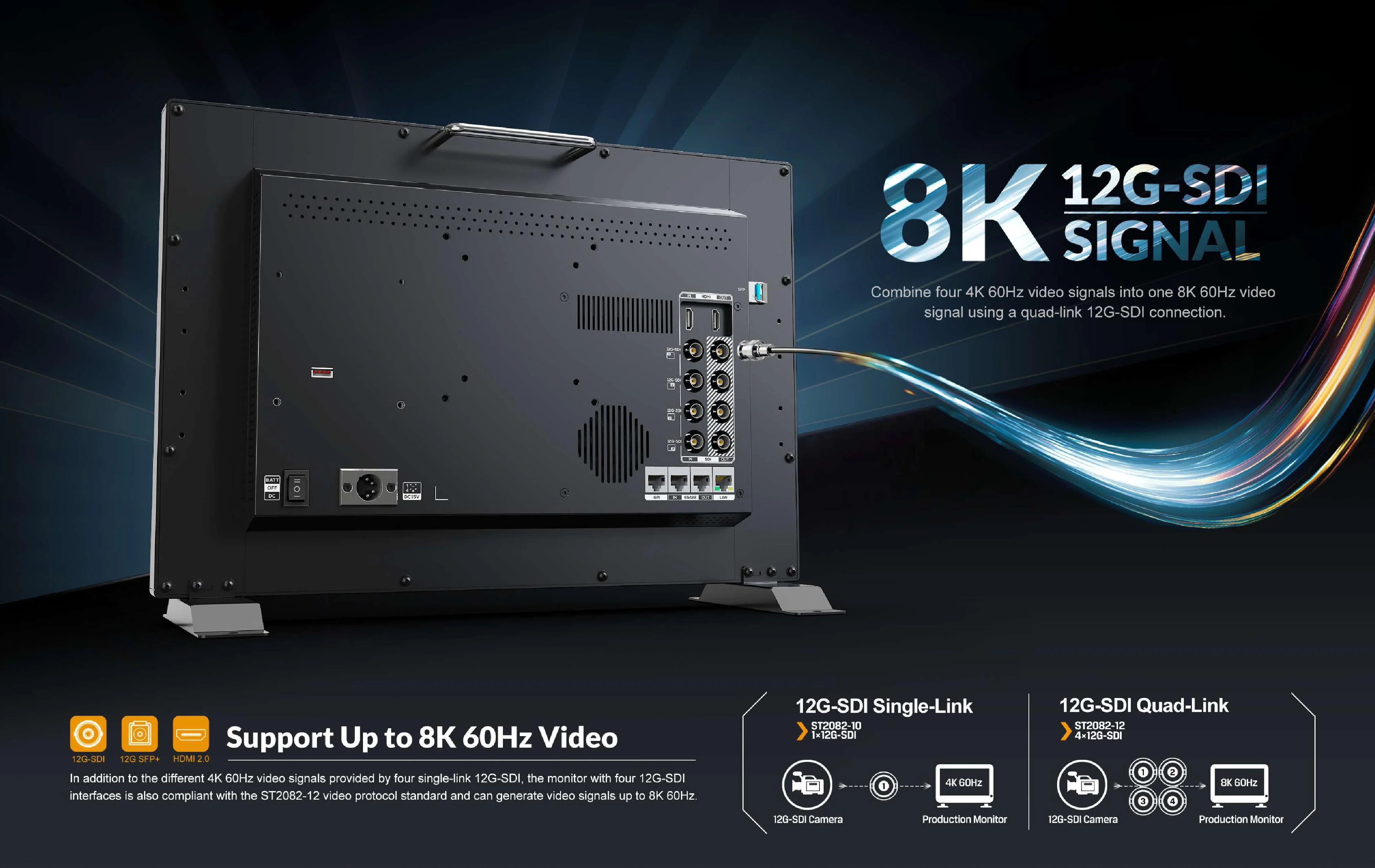 Lilliput Q28-8K - 28" 8K 12G-SDI Production Monitor - Image 3