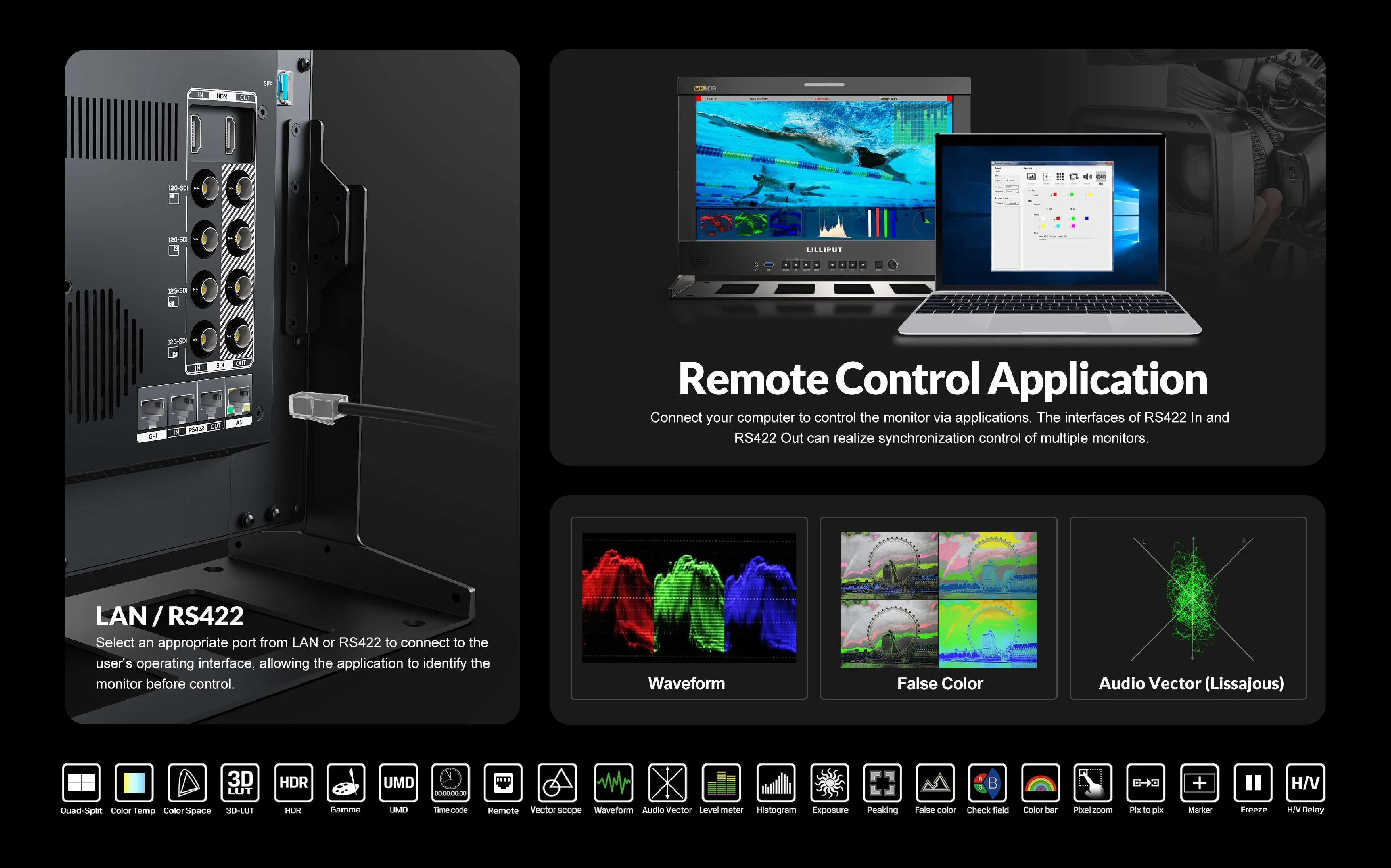 Lilliput Q28-8K - 28" 8K 12G-SDI Production Monitor - Image 5