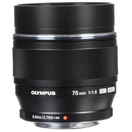 Olympus M.ZUIKO DIGITAL ED 75mm F1.8 - Black - Image 3