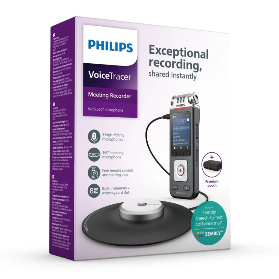 Philips DVT8115 Digital Voice Recorder - Image 4