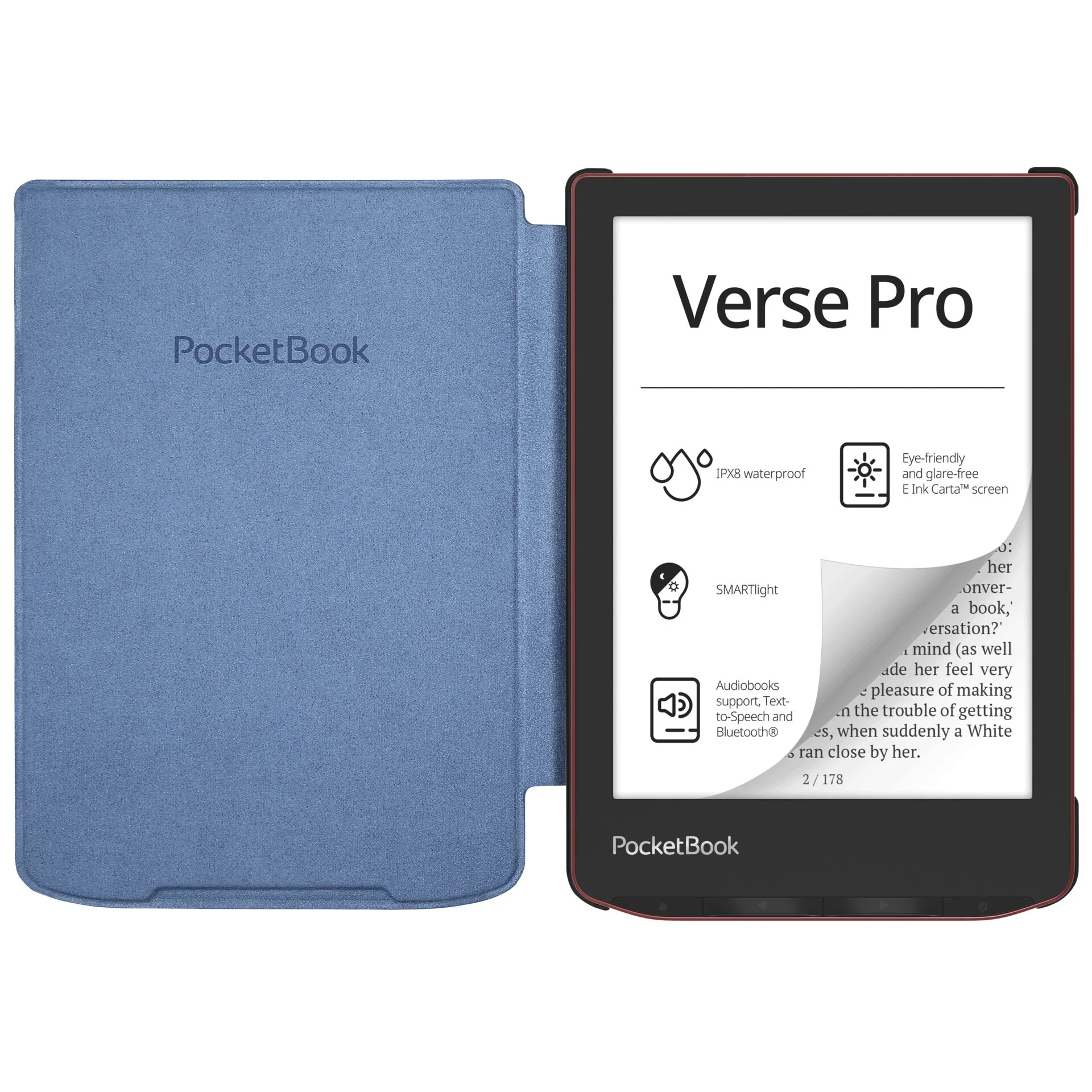 PocketBook Shell - Blue Cover for Verse / Verse Pro - Image 3