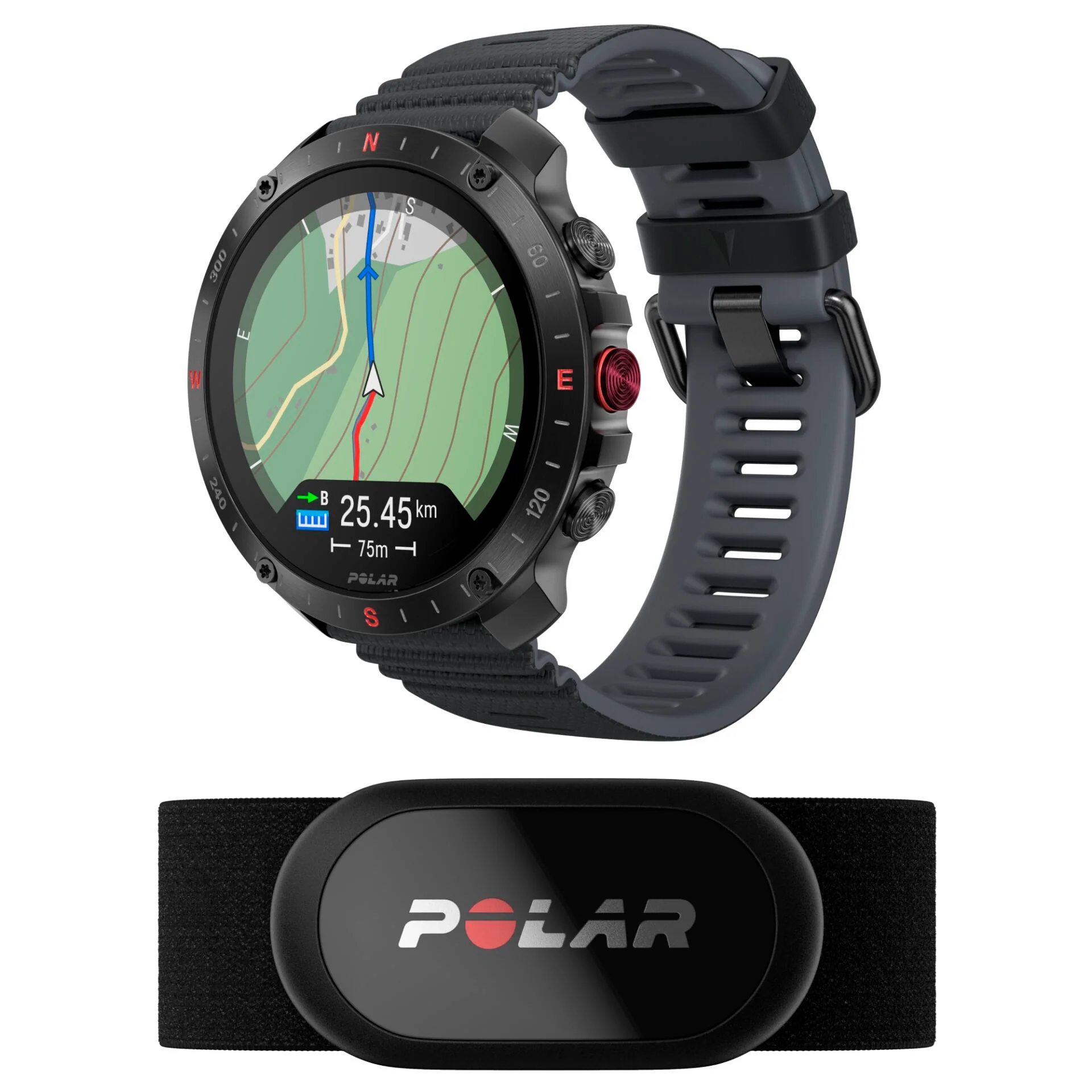 Polar Grit X2 Pro HR Bundle - Night Black - Image 2
