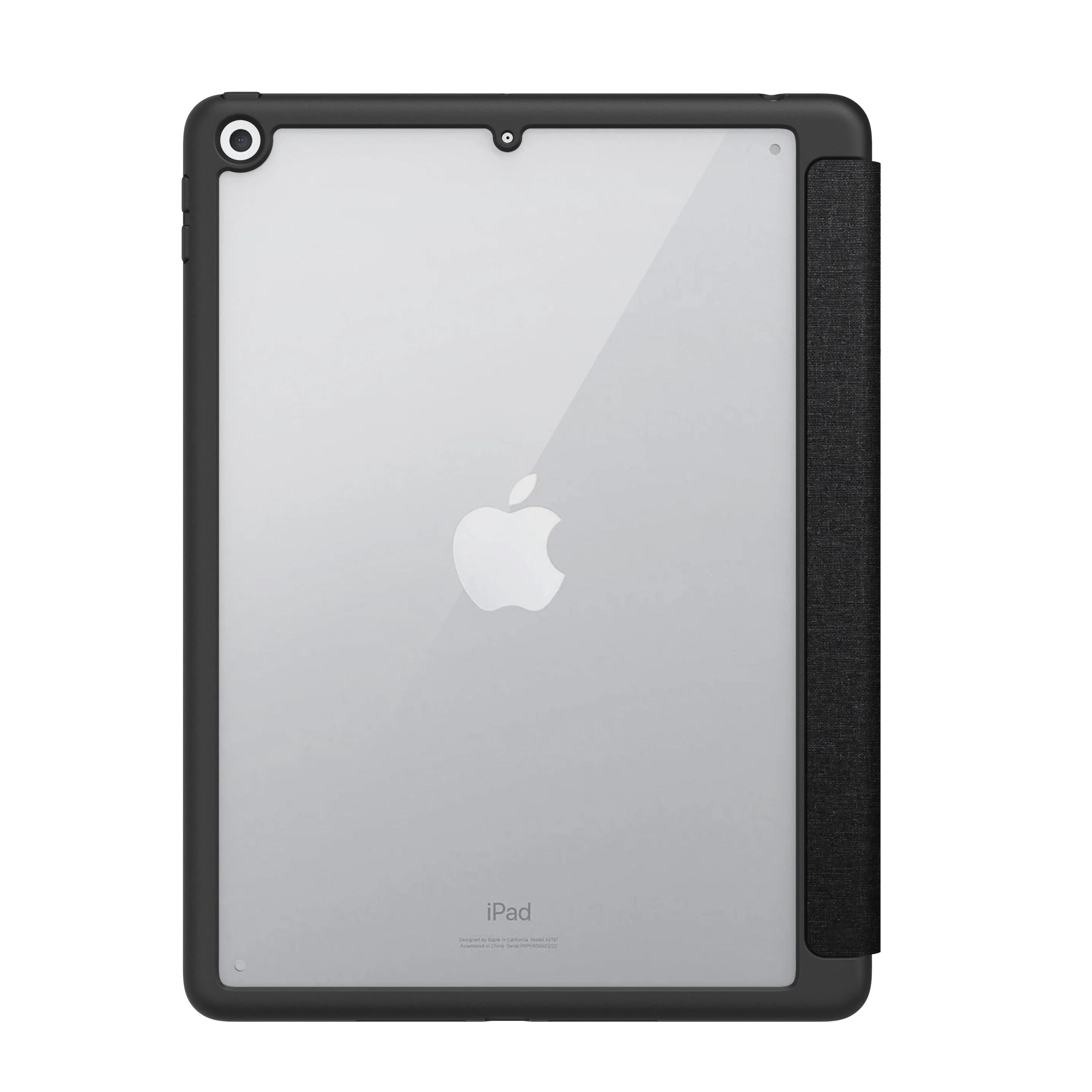 QDOS Muse iPad Folio Case Clear/Grey (for iPad 10.2") - Image 3