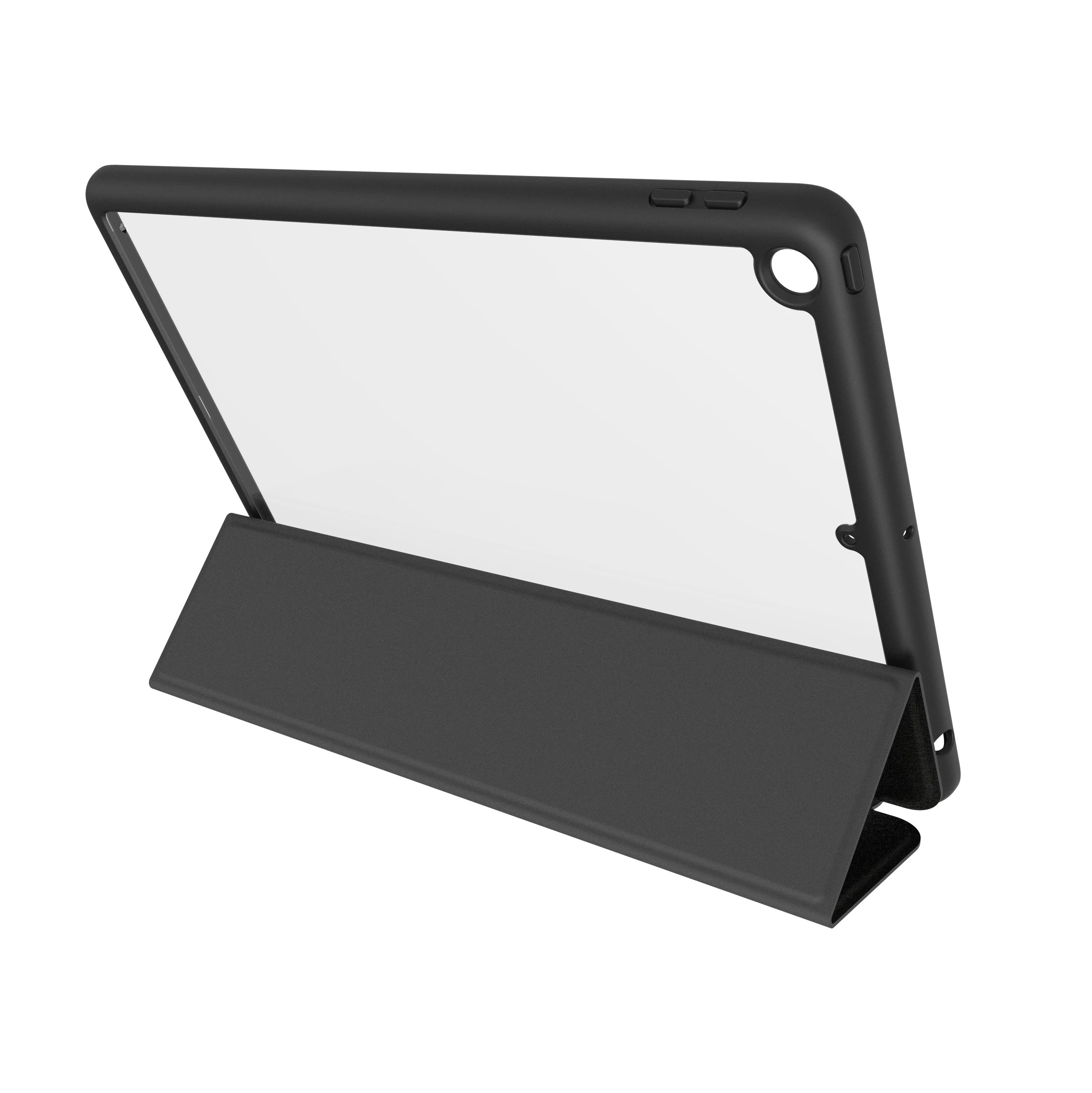 QDOS Muse iPad Folio Case Clear/Grey (for iPad 10.2") - Image 4
