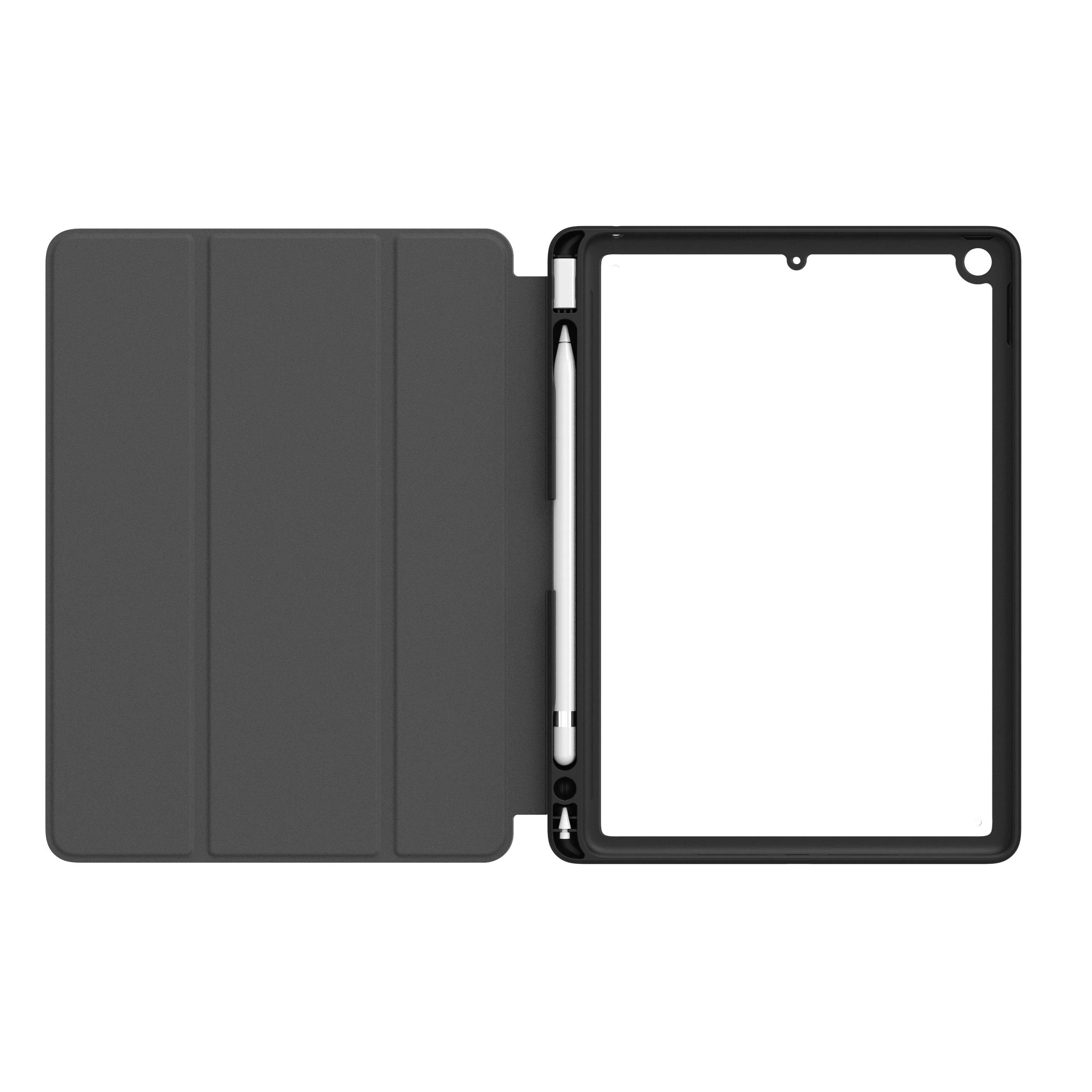 QDOS Muse iPad Folio Case Clear/Grey (for iPad 10.2") - Image 5