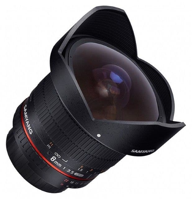 Samyang 8mm f/3.5 Fish-eye CS II w/hood (Canon) - Image 2