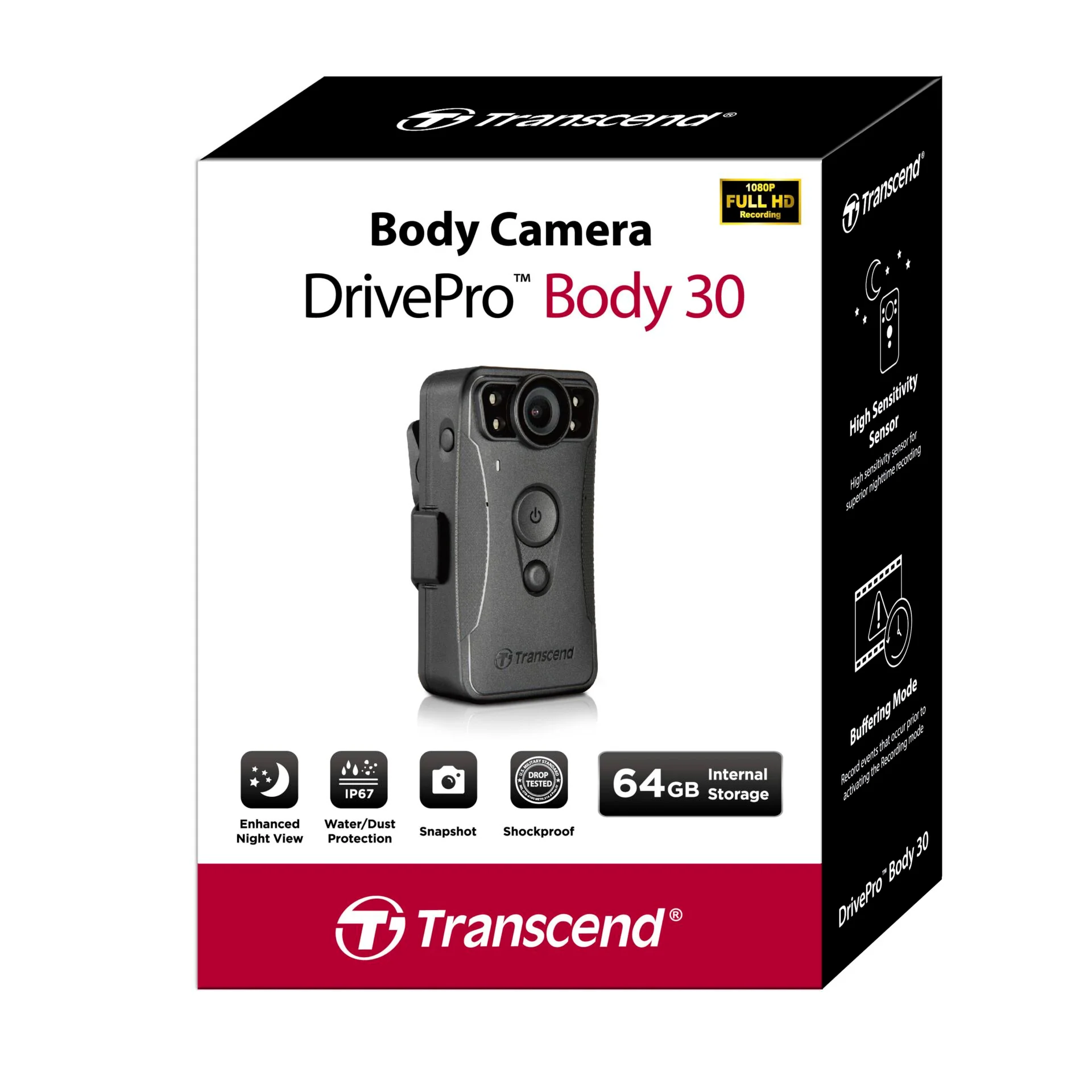 Transcend DrivePro Body 30 64GB - Image 6